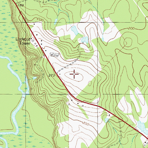 Topographic Map of Paramore Hill, GA