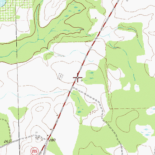 Topographic Map of Heath School (historical), GA