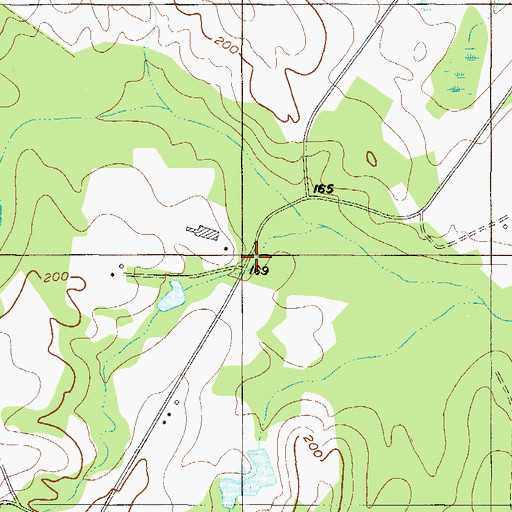 Topographic Map of Walker School (historical), GA