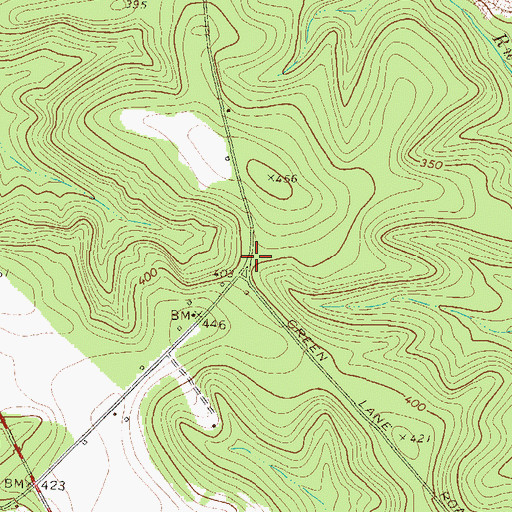 Topographic Map of Centerville School (historical), GA