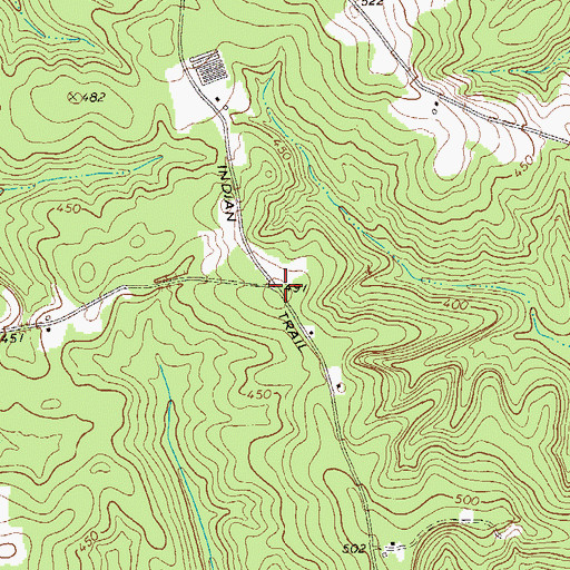 Topographic Map of Griffin Academy (historical), GA