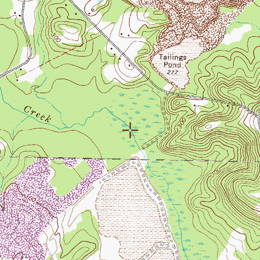 Topographic Map of Blackkiln Branch, GA