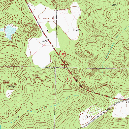 Topographic Map of Hazeltine School (historical), GA