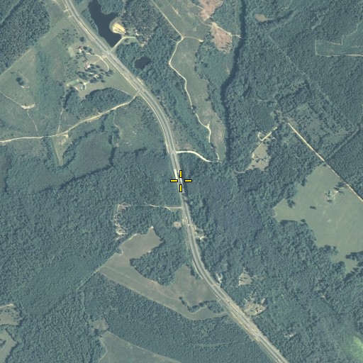 Aerial/Satellite Image of Johns Bridge, GA