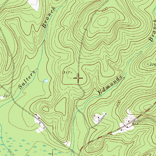 Topographic Map of Liberty School (historical), GA