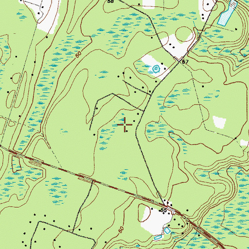Topographic Map of Little Satilla School (historical), GA