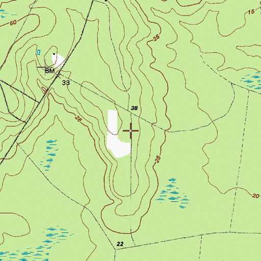 Topographic Map of Clarke School (historical), GA
