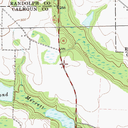 Topographic Map of Folks (historical), GA