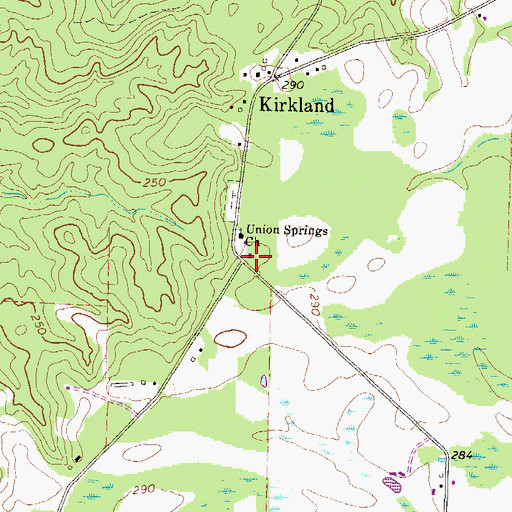 Topographic Map of Barrel Head School (historical), GA