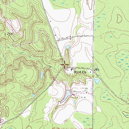 Topographic Map of Parish Still (historical), GA