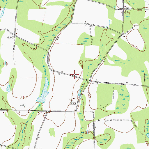 Topographic Map of Quinn (historical), GA
