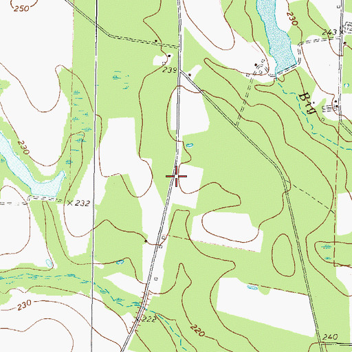 Topographic Map of Union School (historical), GA