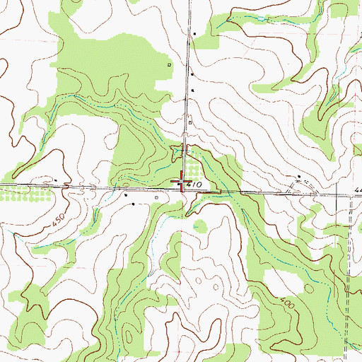 Topographic Map of Atkins School (historical), GA