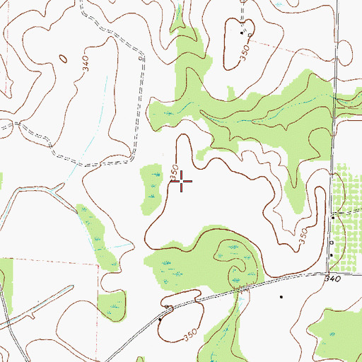 Topographic Map of Bethel Church (historical), GA