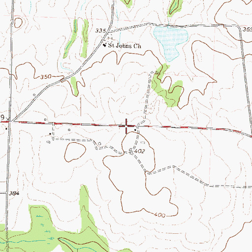 Topographic Map of Butler Hill School (historical), GA