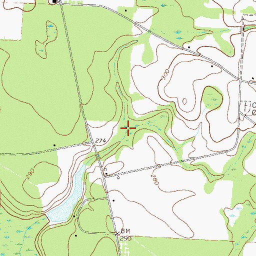 Topographic Map of Collier Spring, GA