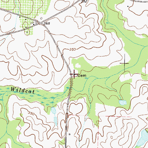 Topographic Map of Holly Grove Church, GA