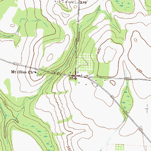 Topographic Map of Lester Brothers Store (historical), GA