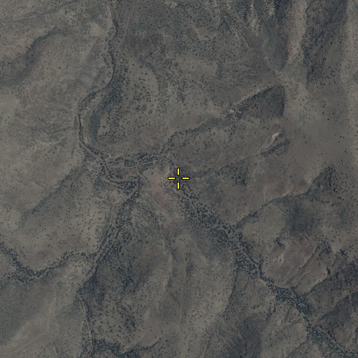 Aerial/Satellite Image of Red Tank Canyon, AZ