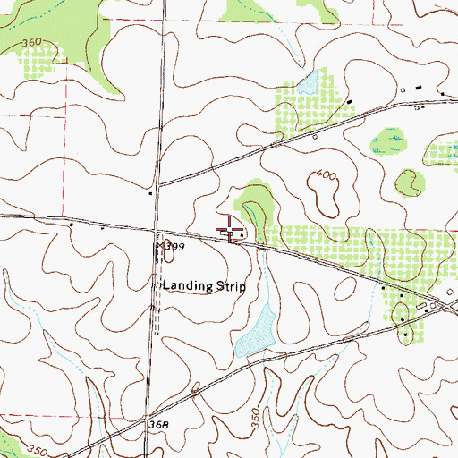 Topographic Map of Union High School (historical), GA