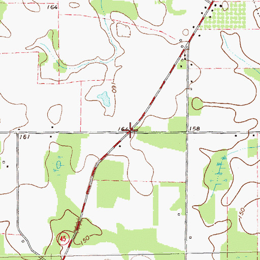 Topographic Map of Floydtown (historical), GA