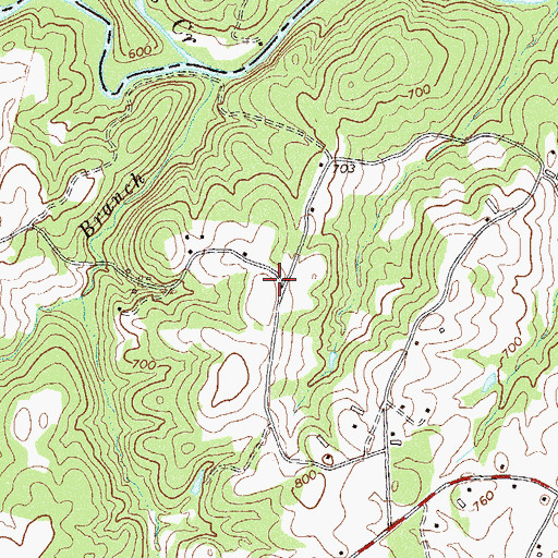 Topographic Map of James Spring (historical), GA