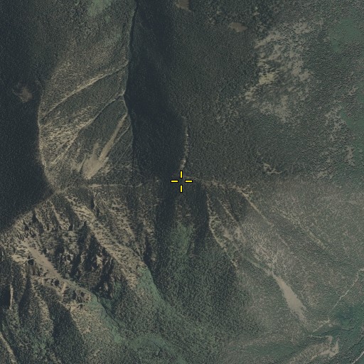Aerial/Satellite Image of Rees Peak, AZ