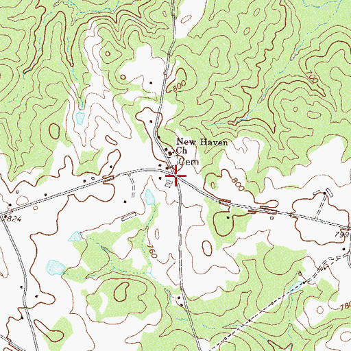 Topographic Map of Velpoe, GA