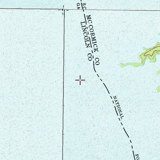 Topographic Map of Price Island (historical), GA