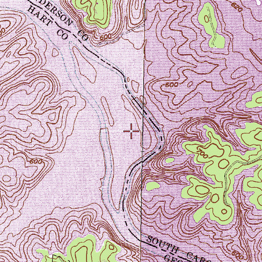 Topographic Map of Weldon Island (historical), GA