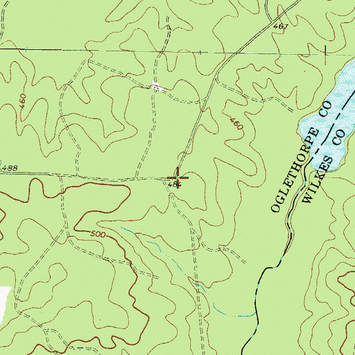 Topographic Map of Anon (historical), GA
