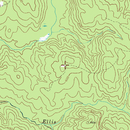 Topographic Map of Dogwood School (historical), GA