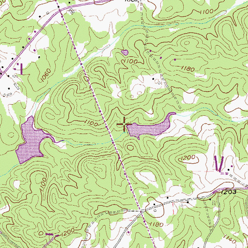 Topographic Map of Bryon Dam, GA