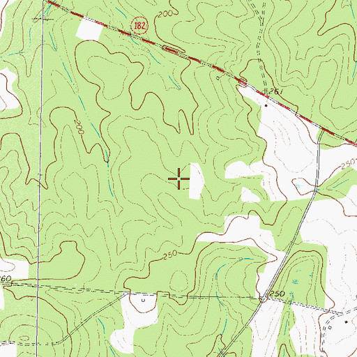 Topographic Map of James Dormin Dam, GA