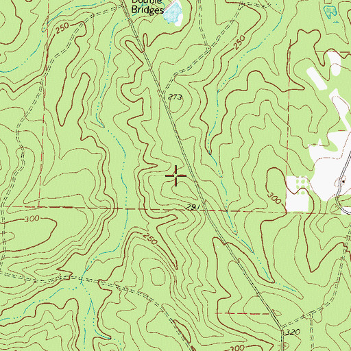 Topographic Map of Snowden Dam Two, GA