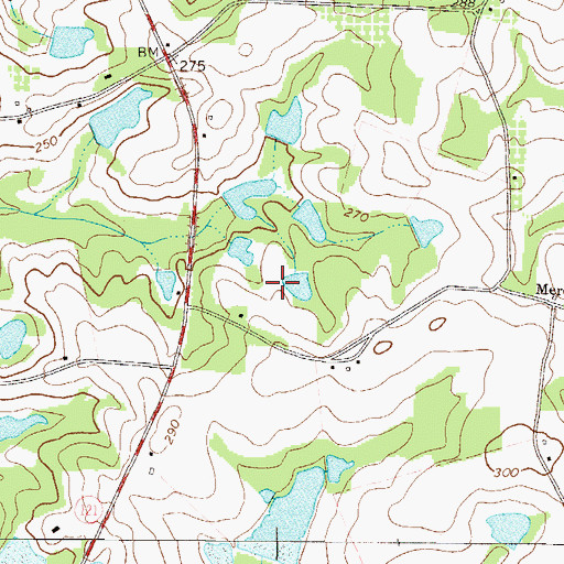 Topographic Map of Donaldson North Dam, GA