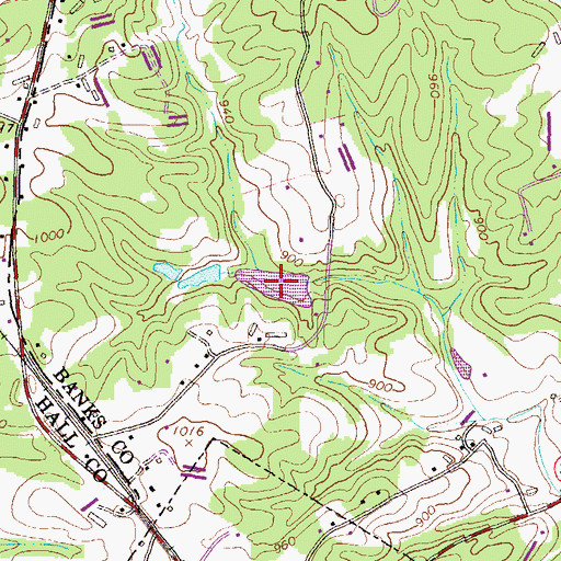 Topographic Map of Reservoir 15, GA