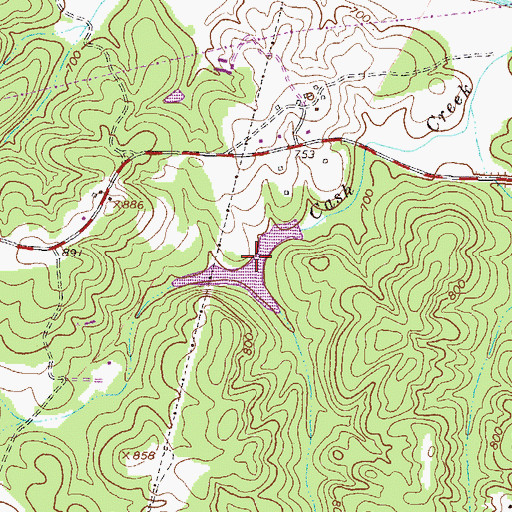 Topographic Map of Reservoir 30, GA