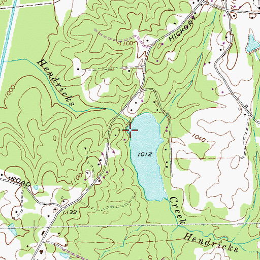 Topographic Map of Little Tallapoosa Structure 20 Dam, GA