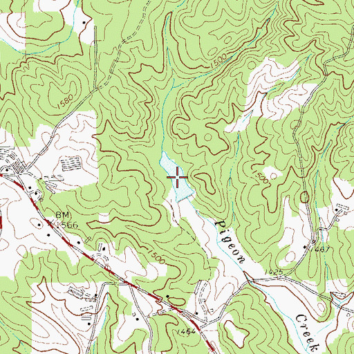 Topographic Map of Overstreet Lake, GA