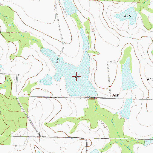 Topographic Map of Conner Lake, GA