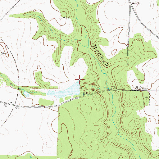 Topographic Map of Perfect Dam, GA