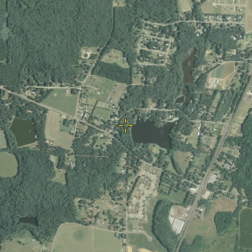 Aerial/Satellite Image of Sylvan Lake Dam, GA