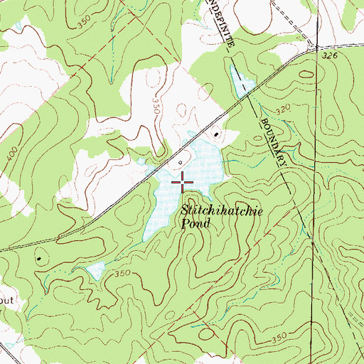 Topographic Map of Floyd Dam, GA
