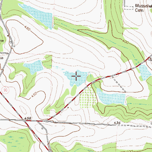 Topographic Map of Williams Lake Two, GA