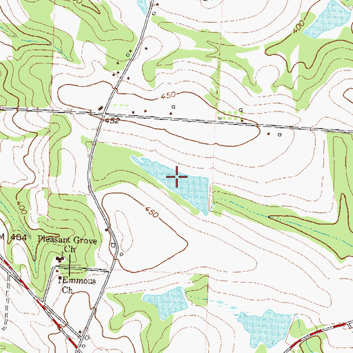 Topographic Map of Williams Lake Three, GA