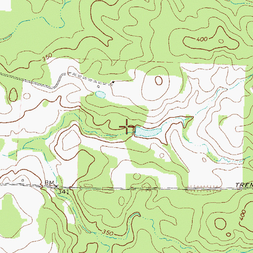 Topographic Map of Brannon Lake Dam, GA