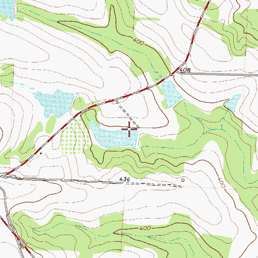 Topographic Map of Williams Lake Dam One, GA