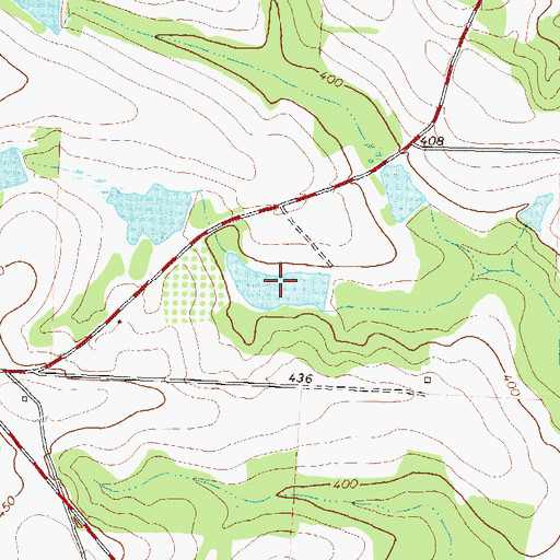 Topographic Map of Williams Lake, GA