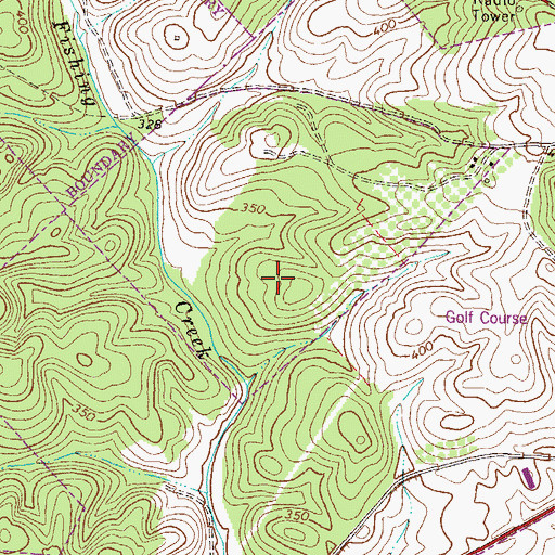 Topographic Map of Baldwin County Recreation Lake, GA
